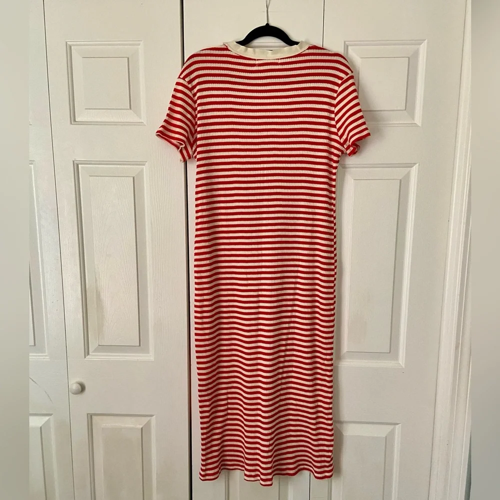 Brass & Roe Textured Button Down Maxi Dress 🍒 - Picture 3 of 3